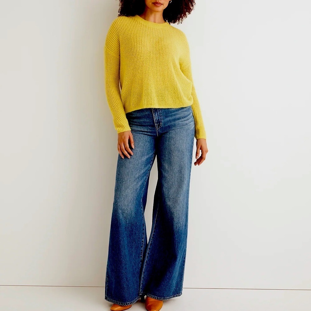 Madewell Ribbed Crew Neck Sweater size S